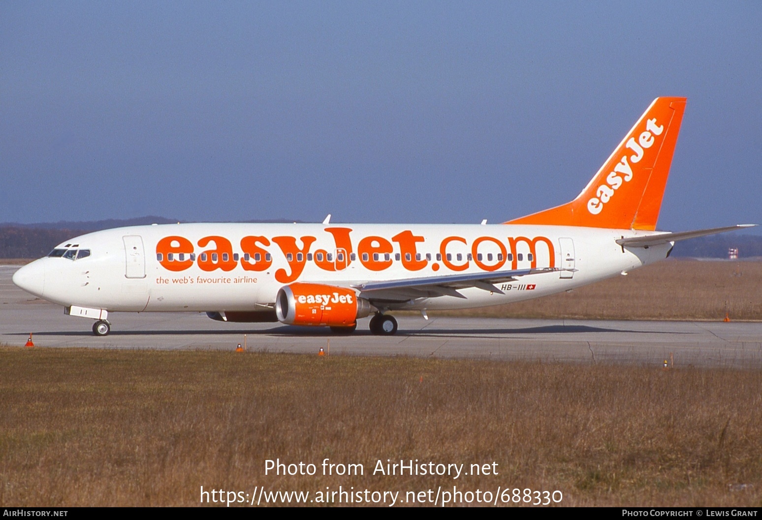 Aircraft Photo of HB-III | Boeing 737-33V | EasyJet | AirHistory.net #688330