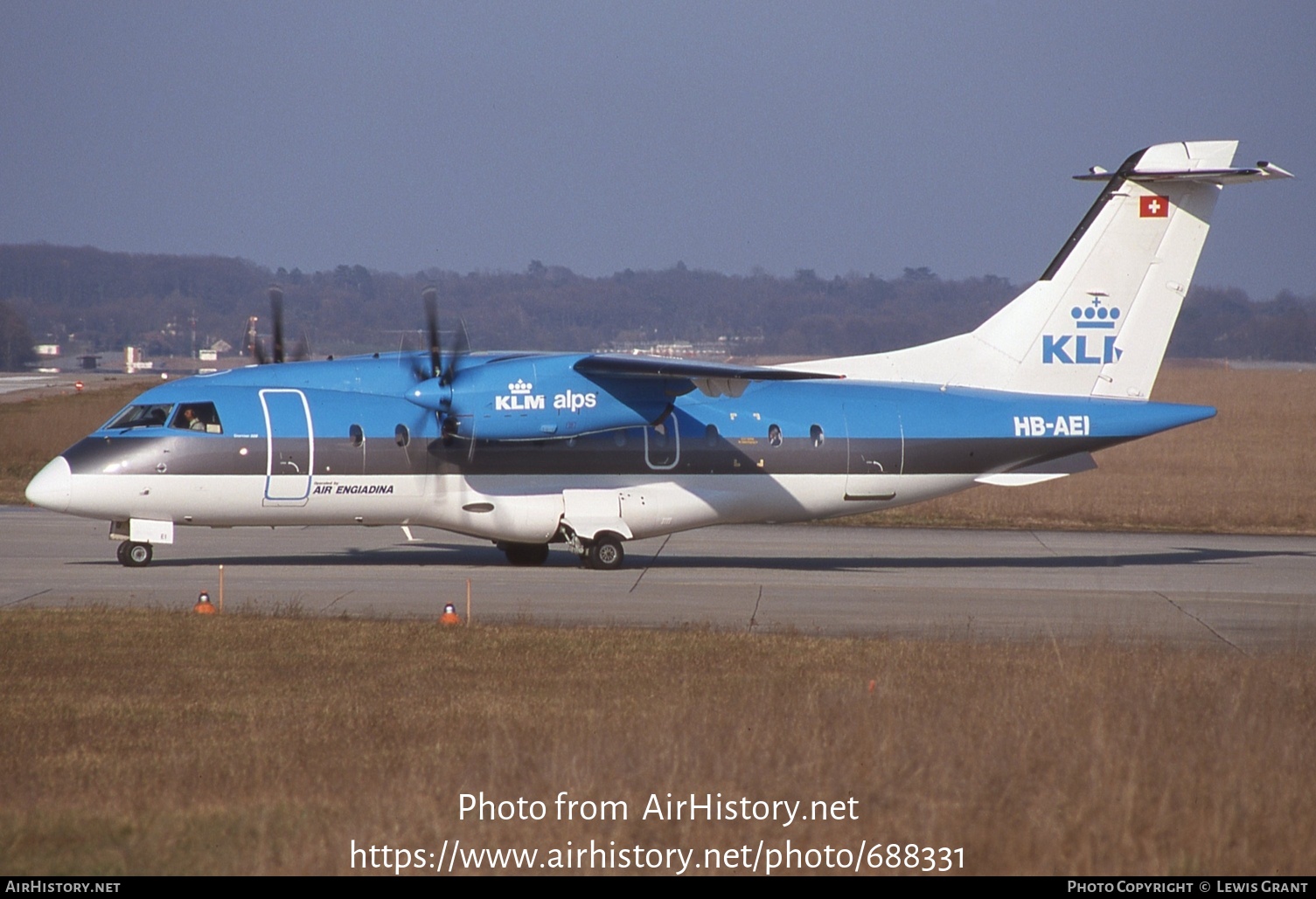 Aircraft Photo of HB-AEI | Dornier 328-110 | KLM Alps | AirHistory.net #688331