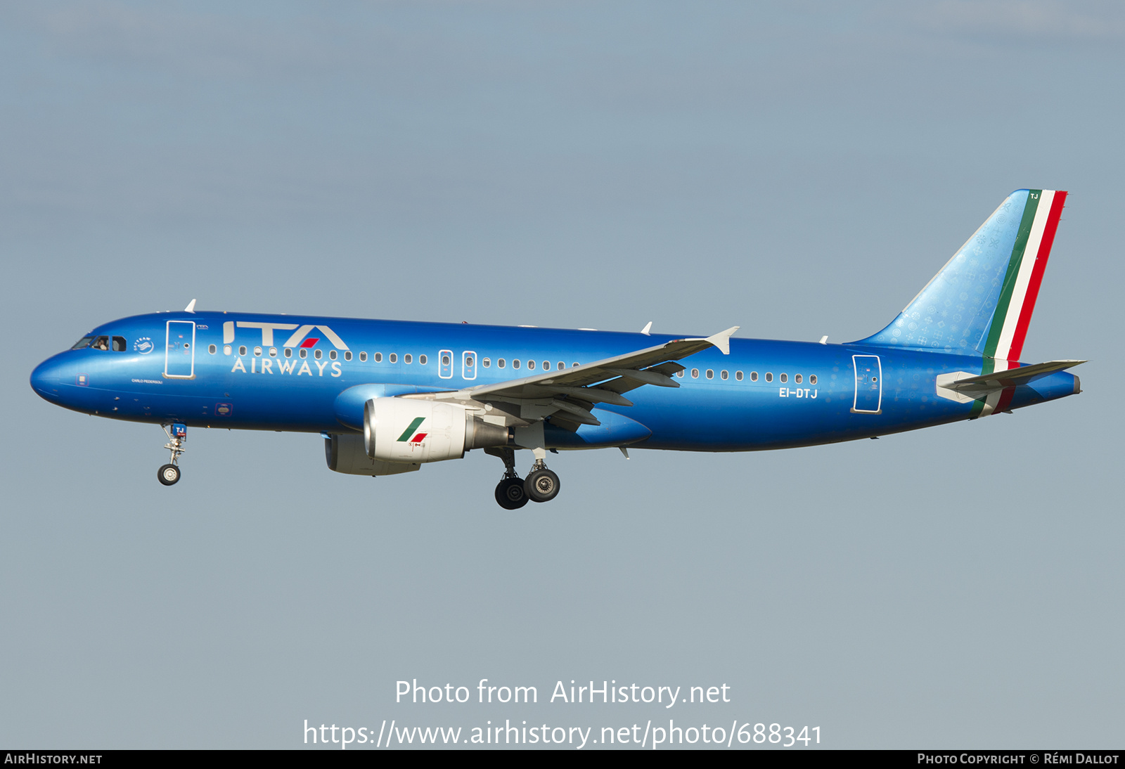 Aircraft Photo of EI-DTJ | Airbus A320-216 | ITA Airways | AirHistory.net #688341