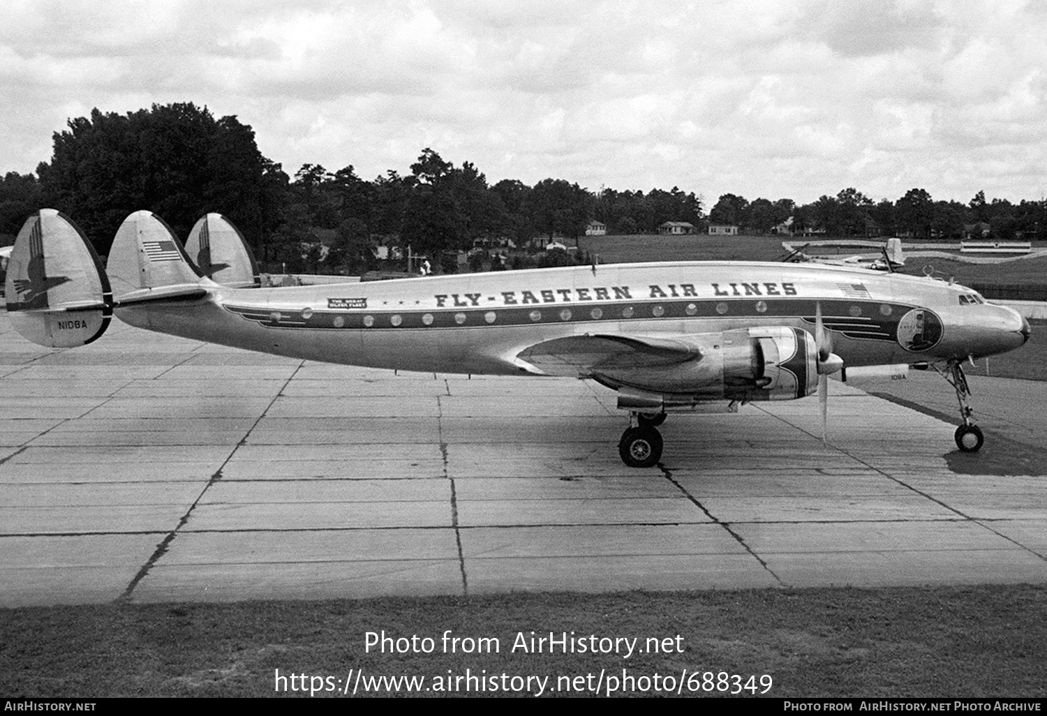 Aircraft Photo of N108A | Lockheed L-649 Constellation | Eastern Air Lines | AirHistory.net #688349