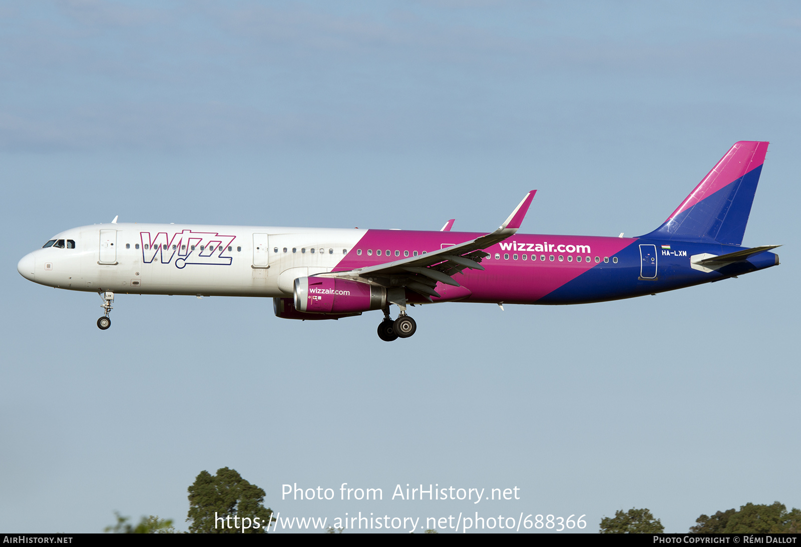 Aircraft Photo of HA-LXM | Airbus A321-231 | Wizz Air | AirHistory.net #688366