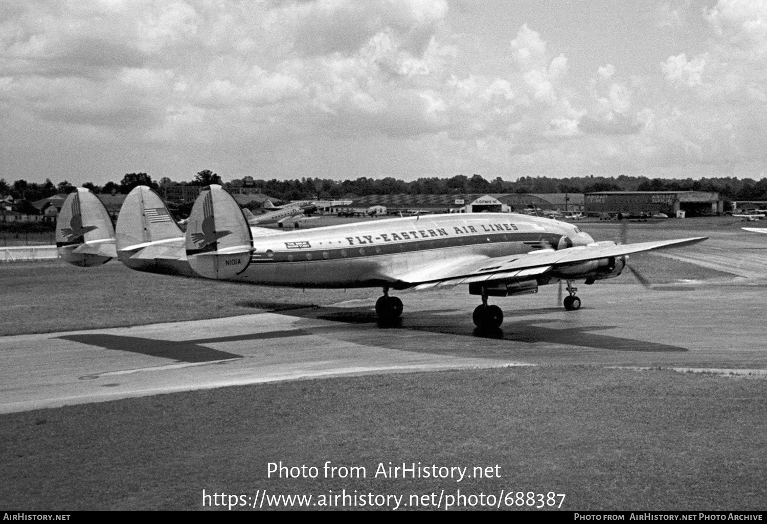 Aircraft Photo of N101A | Lockheed L-649 Constellation | Eastern Air Lines | AirHistory.net #688387
