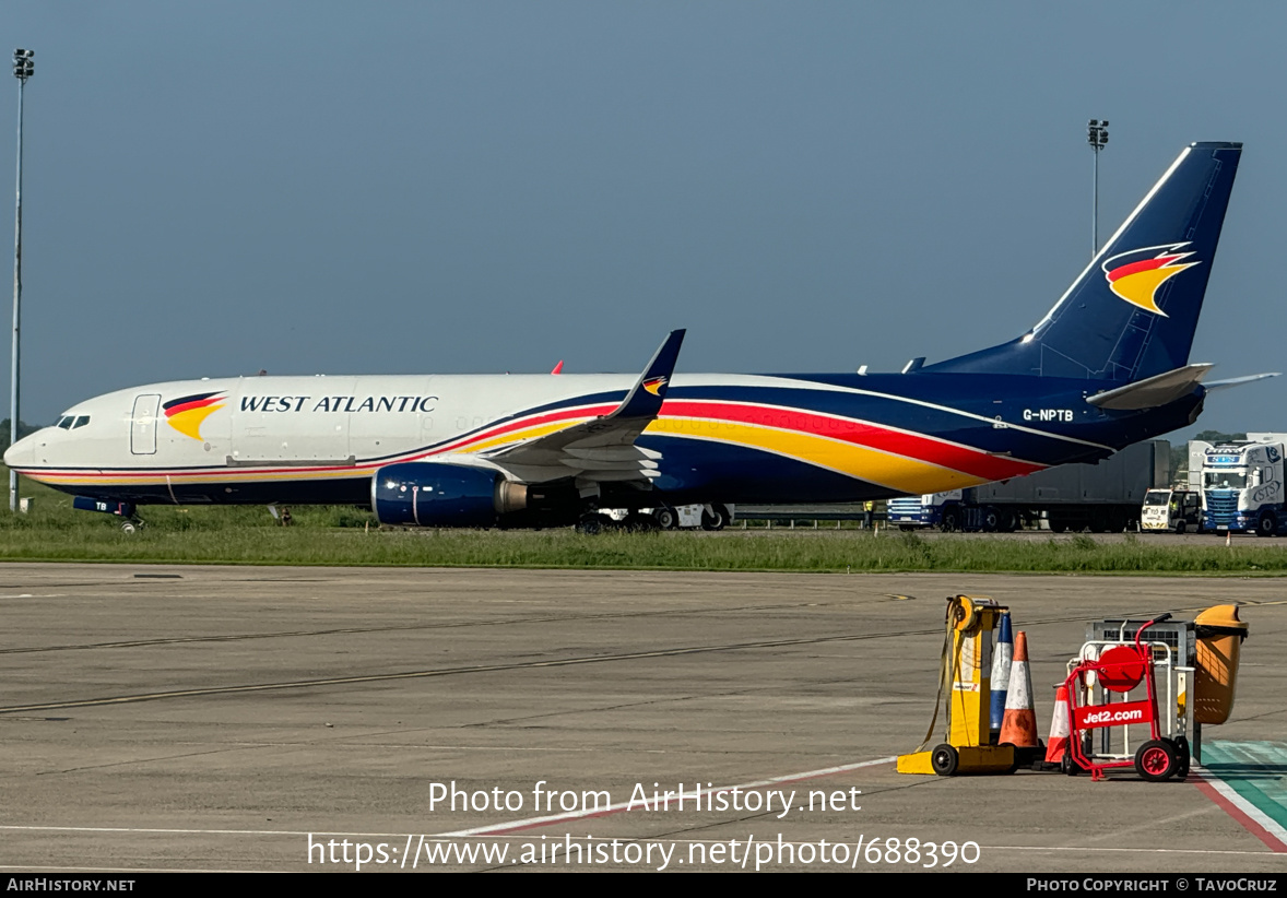 Aircraft Photo of G-NPTB | Boeing 737-83N(BCF) | West Atlantic Cargo Airlines | AirHistory.net #688390