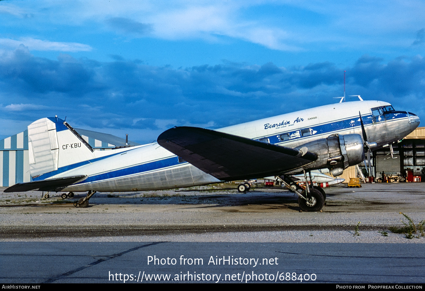 Aircraft Photo of CF-KBU | Douglas DC-3(C) | Bearskin Airlines | AirHistory.net #688400