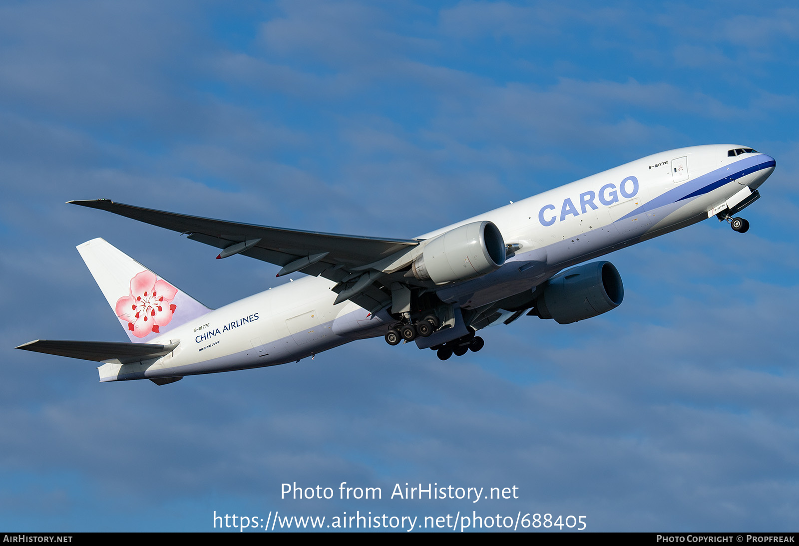 Aircraft Photo of B-18776 | Boeing 777-F | China Airlines Cargo | AirHistory.net #688405