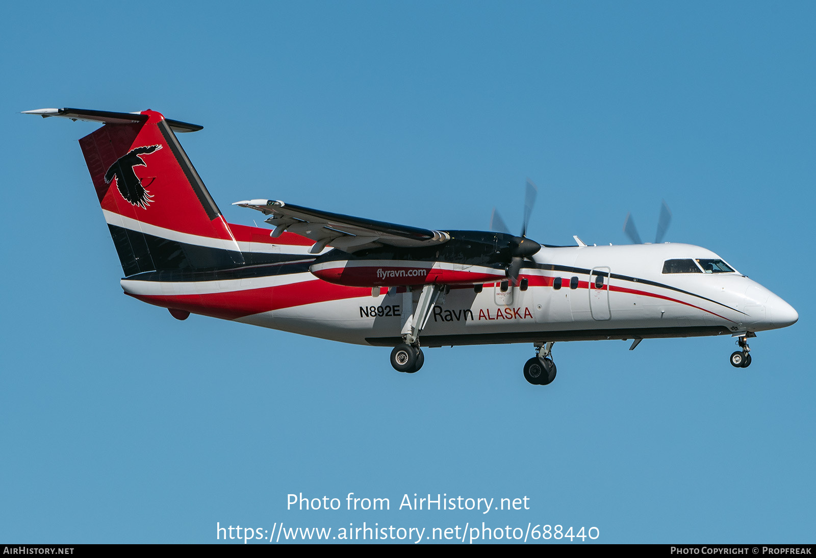 Aircraft Photo of N892EA | De Havilland Canada DHC-8-106 Dash 8 | Ravn Alaska | AirHistory.net #688440