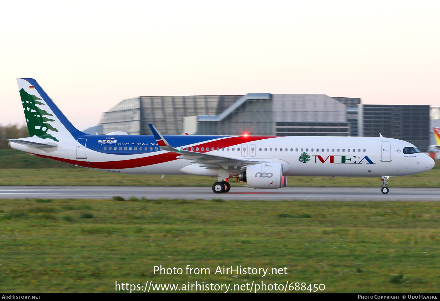 Aircraft Photo of D-AVXO / T7-ME7 | Airbus A321-271NX | MEA - Middle East Airlines | AirHistory.net #688450