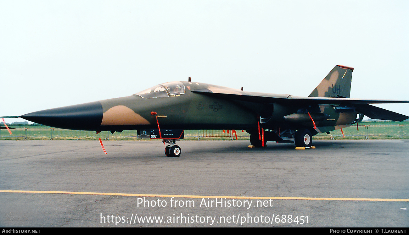 Aircraft Photo of 68-0007 / AF68-007 | General Dynamics F-111E Aardvark | USA - Air Force | AirHistory.net #688451