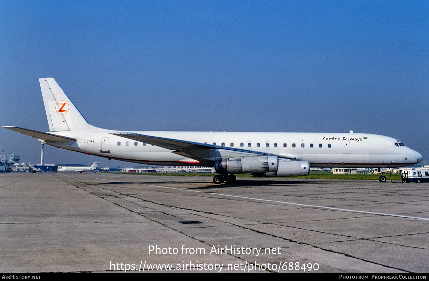 Aircraft Photo of C-GMXY | McDonnell Douglas DC-8-62 | Zambia Airways | AirHistory.net #688490