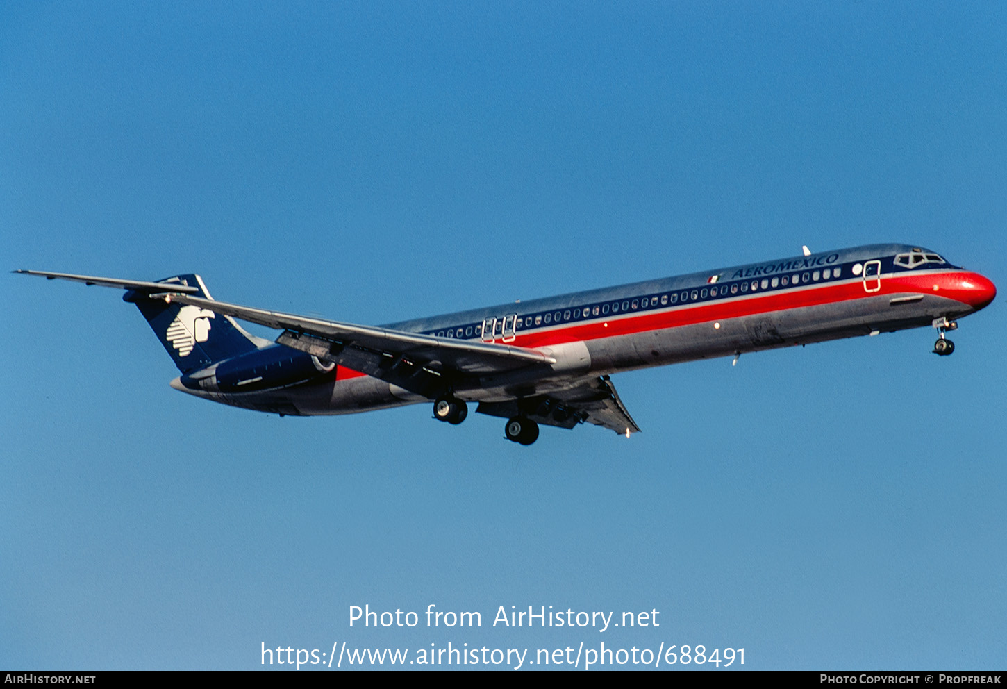 Aircraft Photo of XA-AMQ | McDonnell Douglas MD-82 (DC-9-82) | AeroMéxico | AirHistory.net #688491