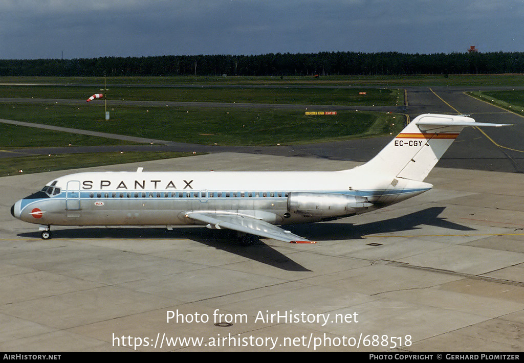 Aircraft Photo of EC-CGY | Douglas DC-9-14 | Spantax | AirHistory.net #688518