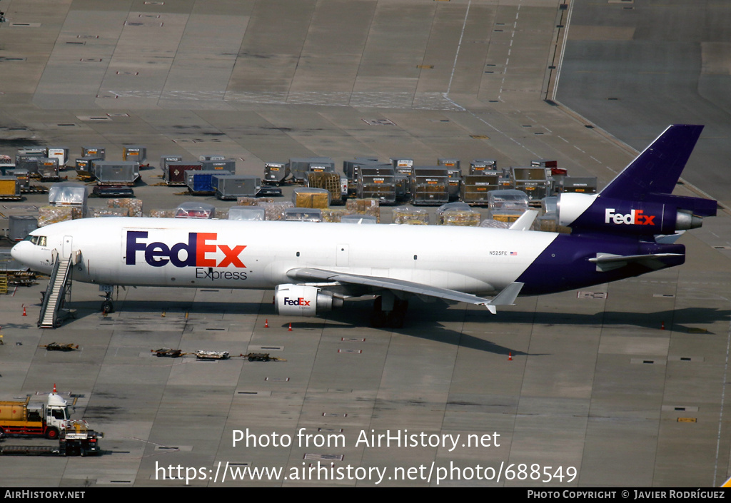 Aircraft Photo of N525FE | McDonnell Douglas MD-11/F | FedEx Express - Federal Express | AirHistory.net #688549