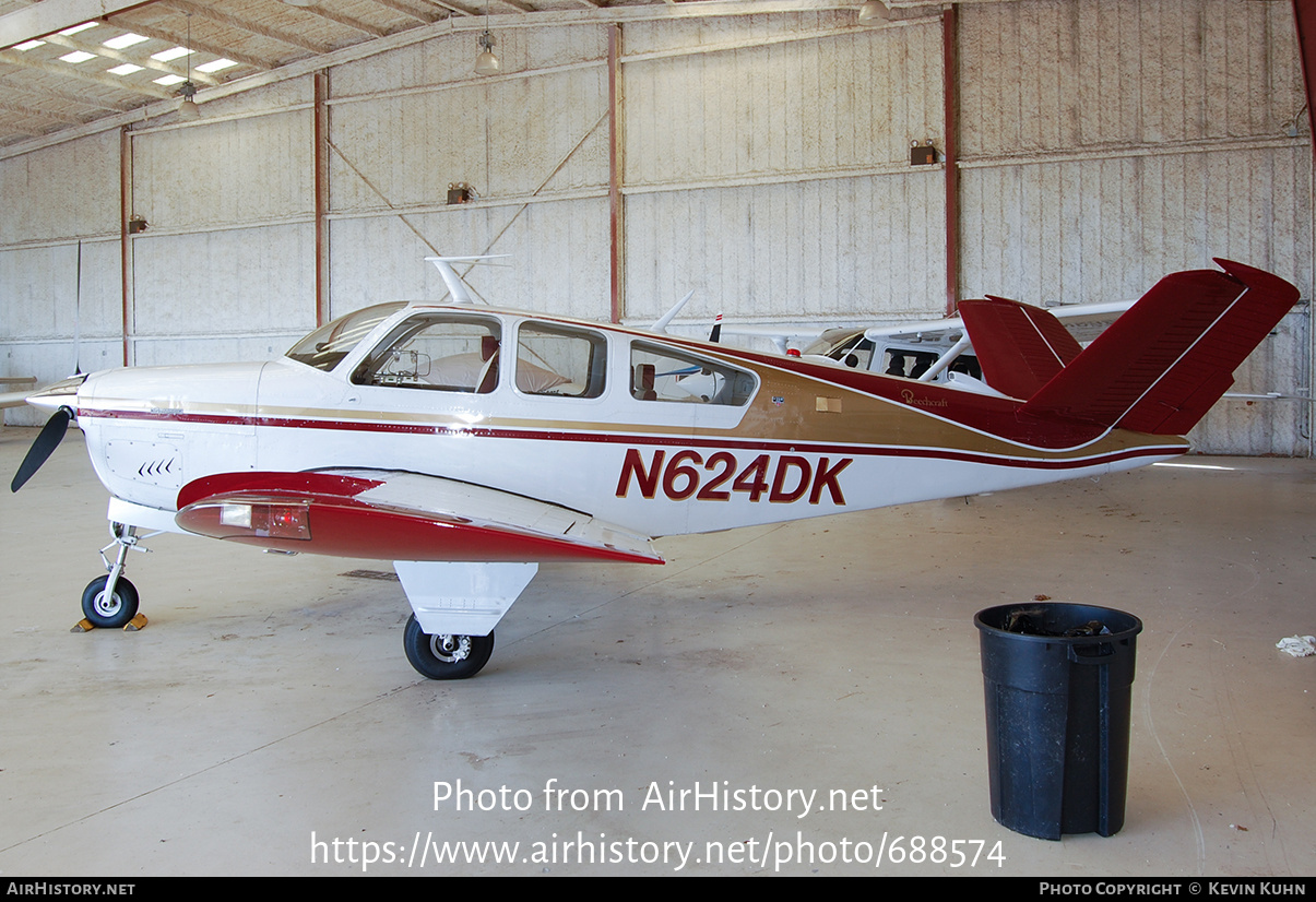 Aircraft Photo of N624DK | Beech V35B Bonanza | AirHistory.net #688574