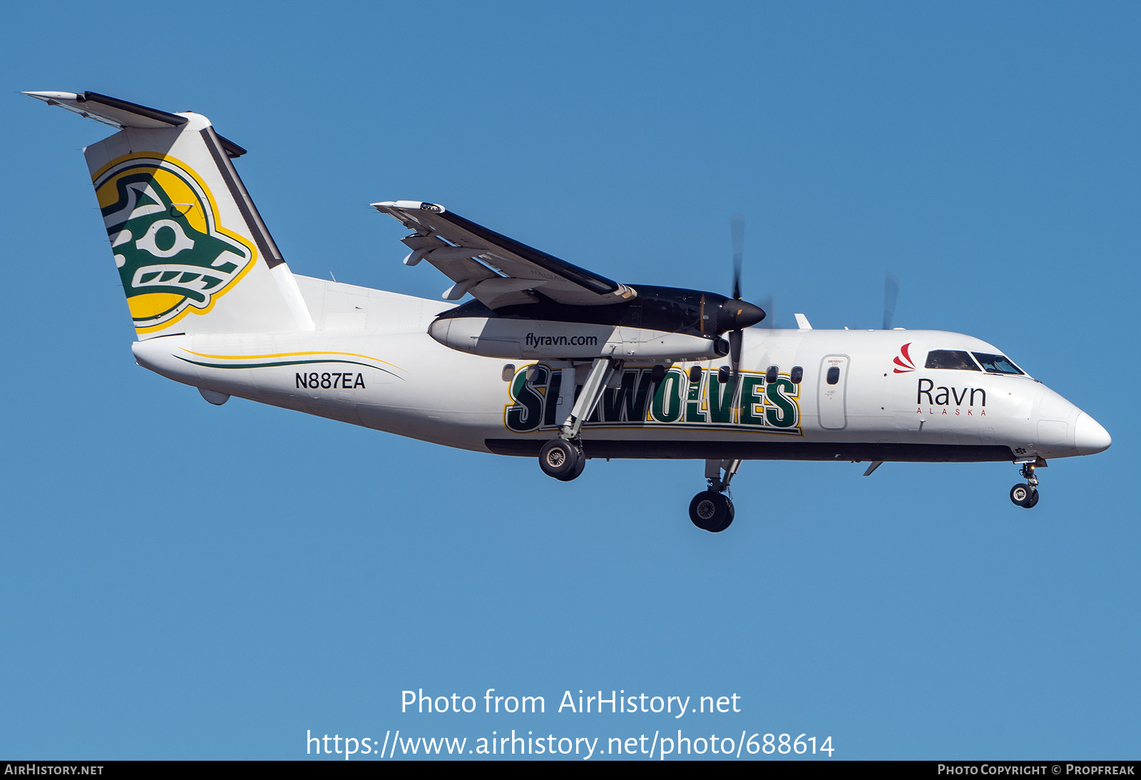 Aircraft Photo of N887EA | De Havilland Canada DHC-8-100 Dash 8 | Ravn Alaska | AirHistory.net #688614