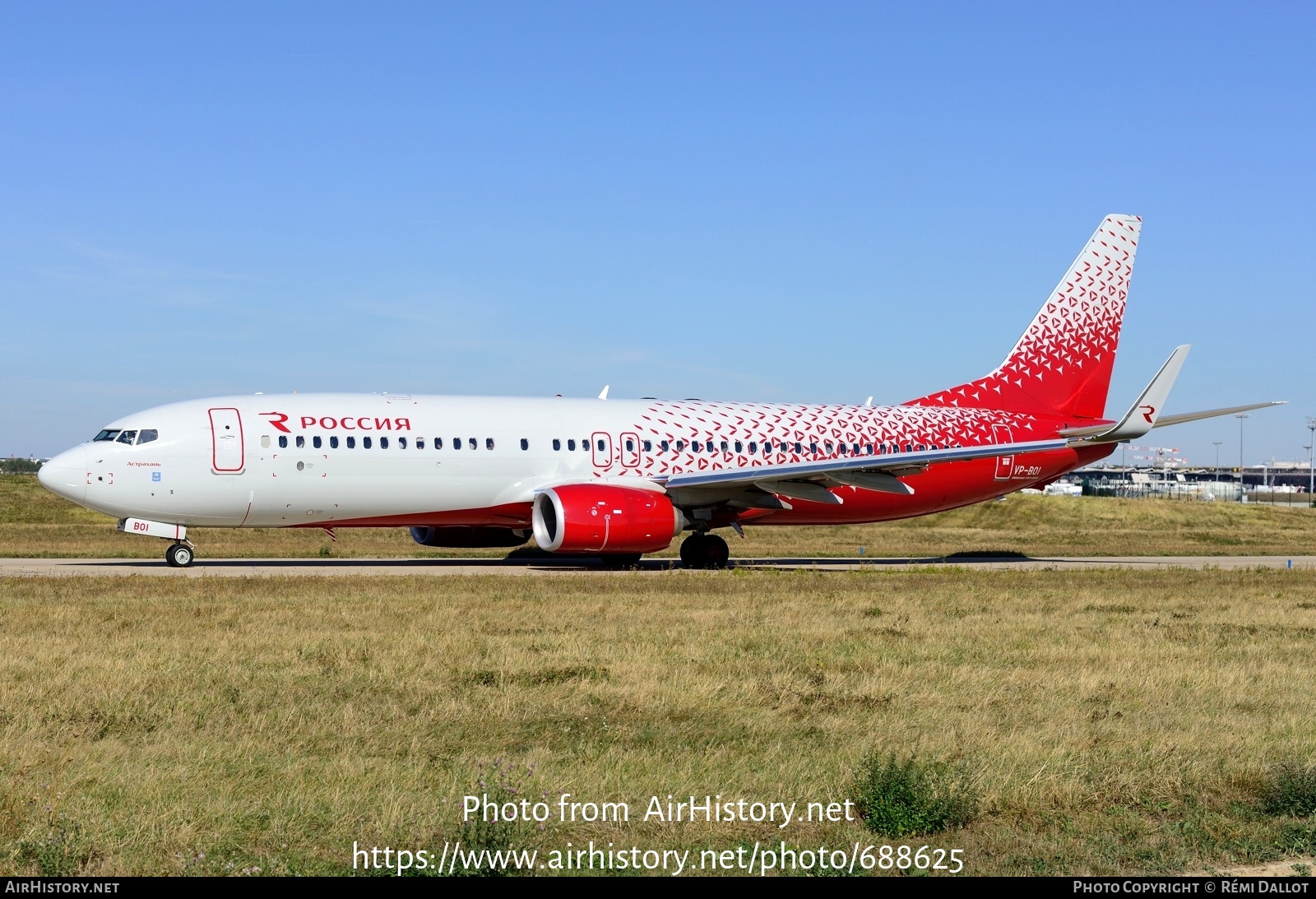 Aircraft Photo of VP-BOI | Boeing 737-800 | Rossiya - Russian Airlines | AirHistory.net #688625