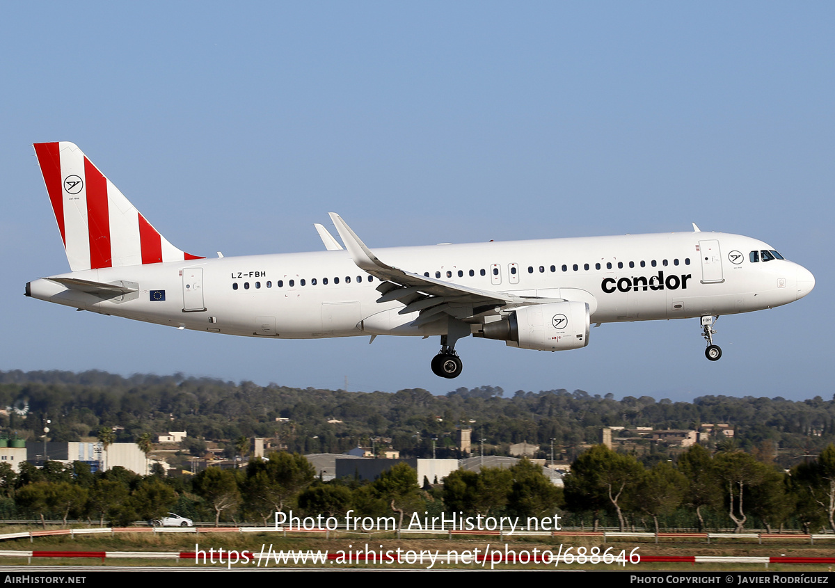 Aircraft Photo of LZ-FBH | Airbus A320-214 | Condor Flugdienst | AirHistory.net #688646