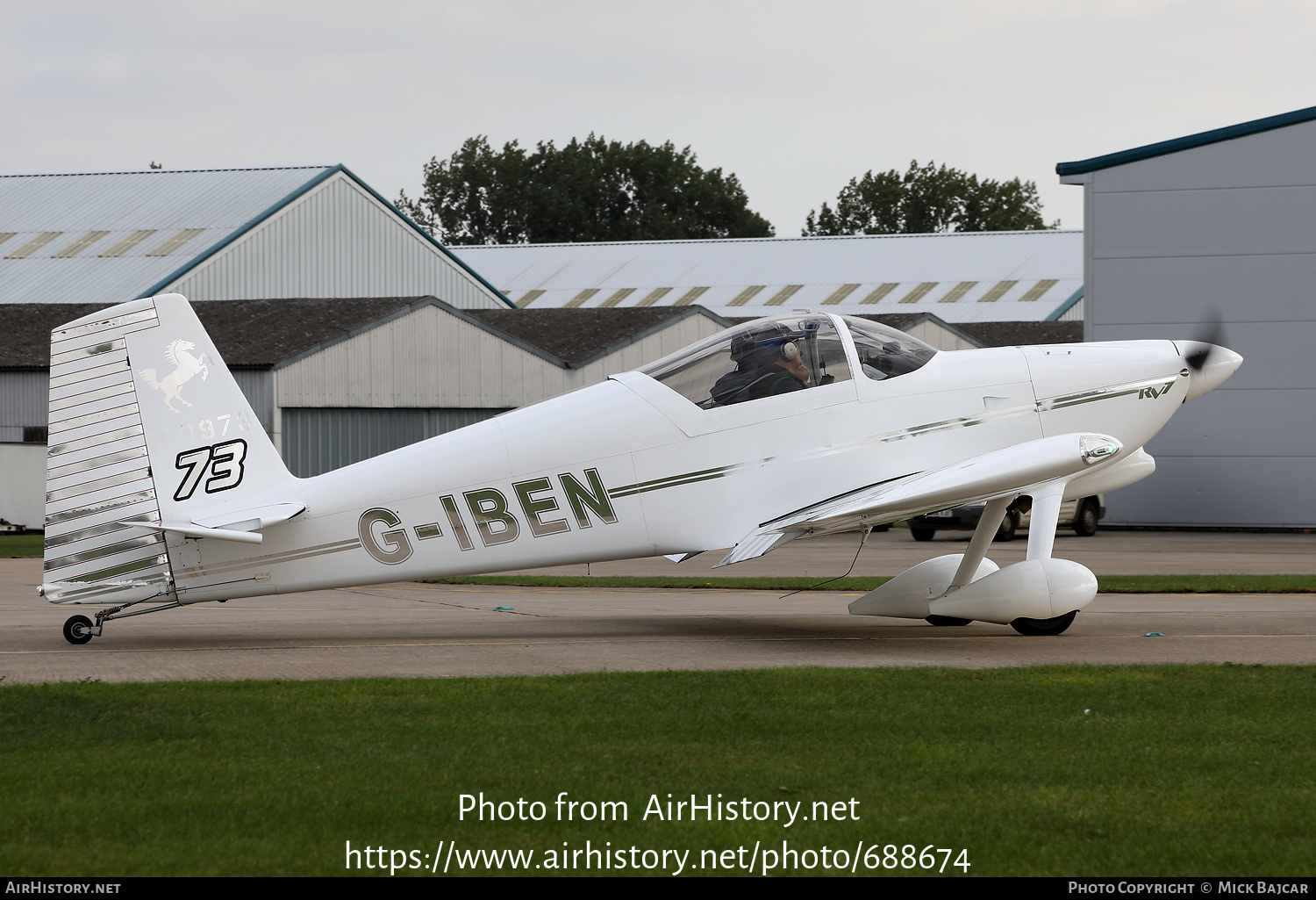 Aircraft Photo of G-IBEN | Van's RV-7 | AirHistory.net #688674