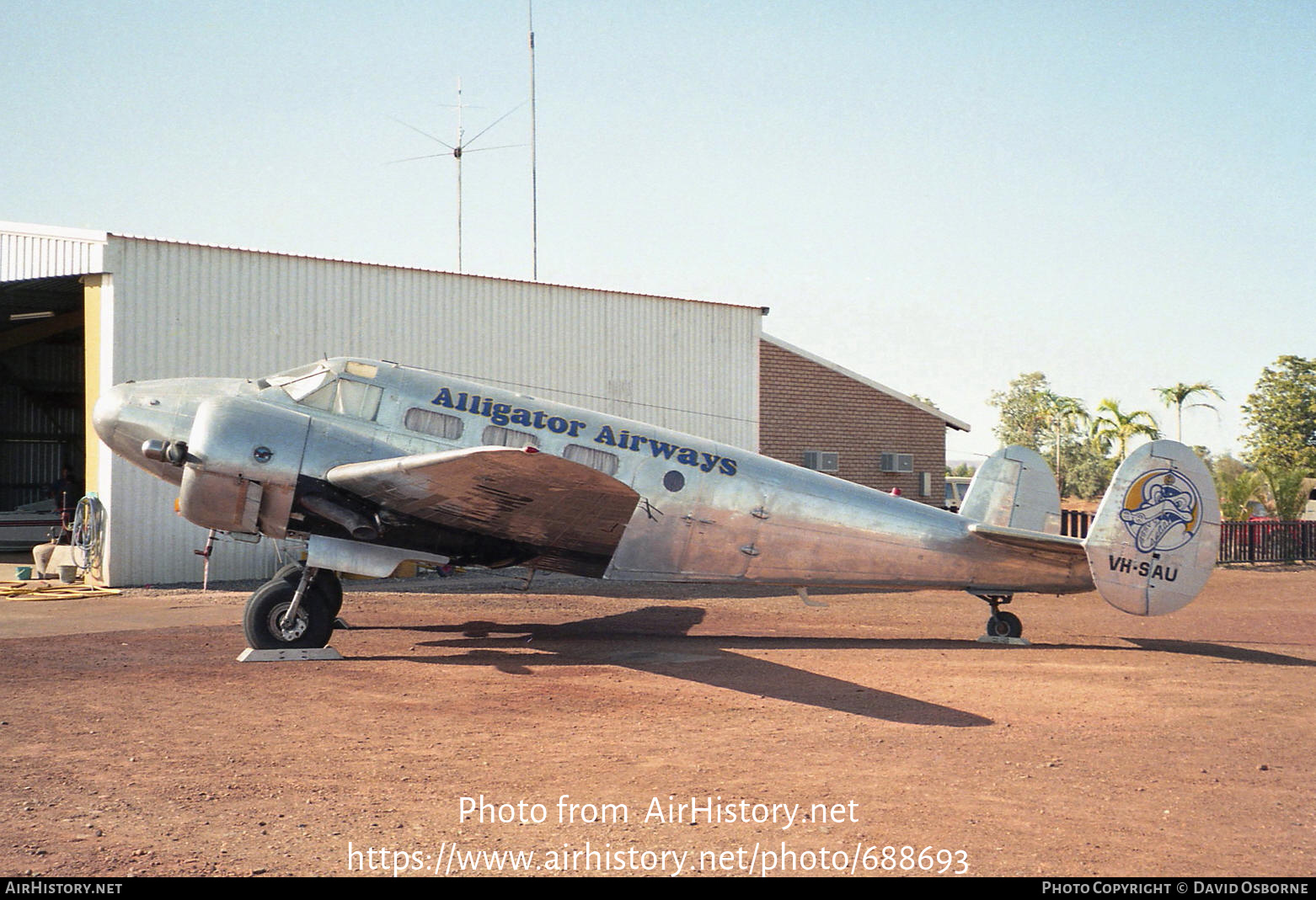 Aircraft Photo of VH-SAU | Beech D18S | Alligator Airways | AirHistory.net #688693
