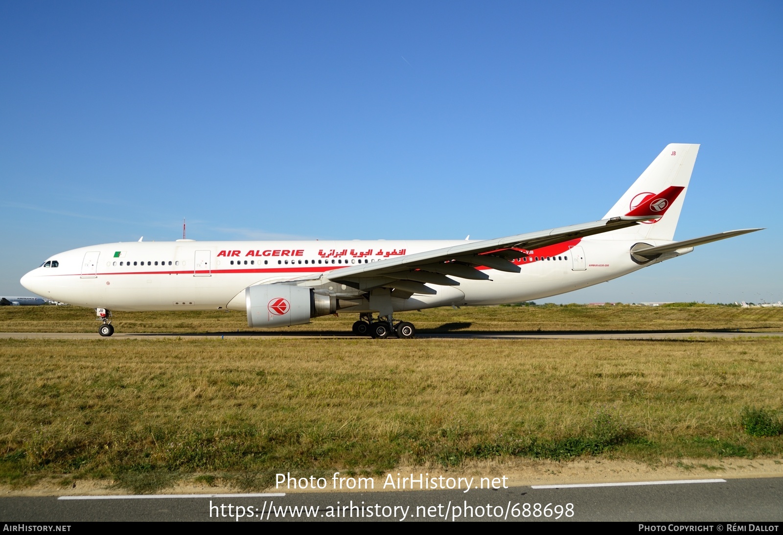 Aircraft Photo of 7T-VJB | Airbus A330-202 | Air Algérie | AirHistory.net #688698