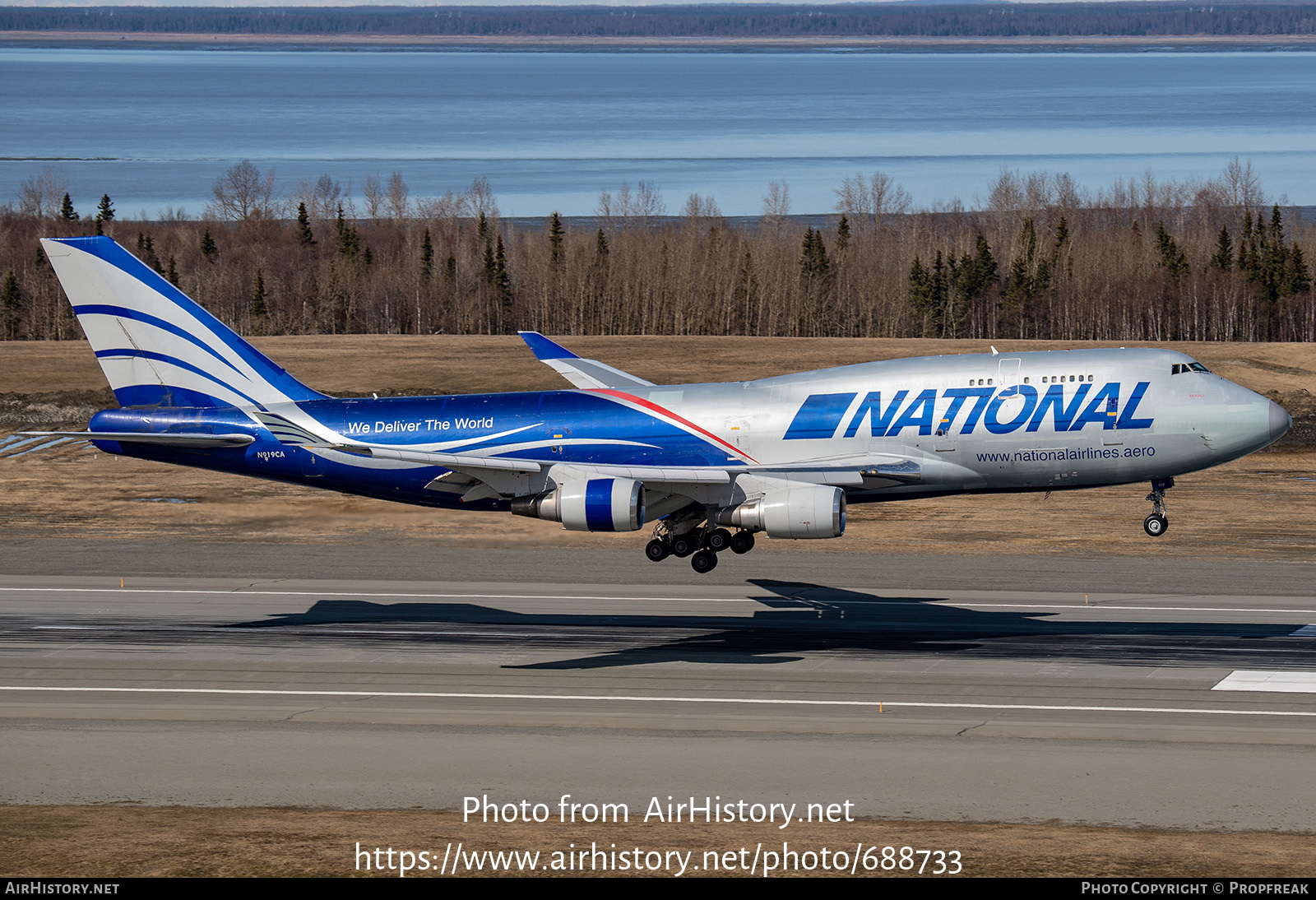 Aircraft Photo of N919CA | Boeing 747-428F/SCD | National Airlines | AirHistory.net #688733