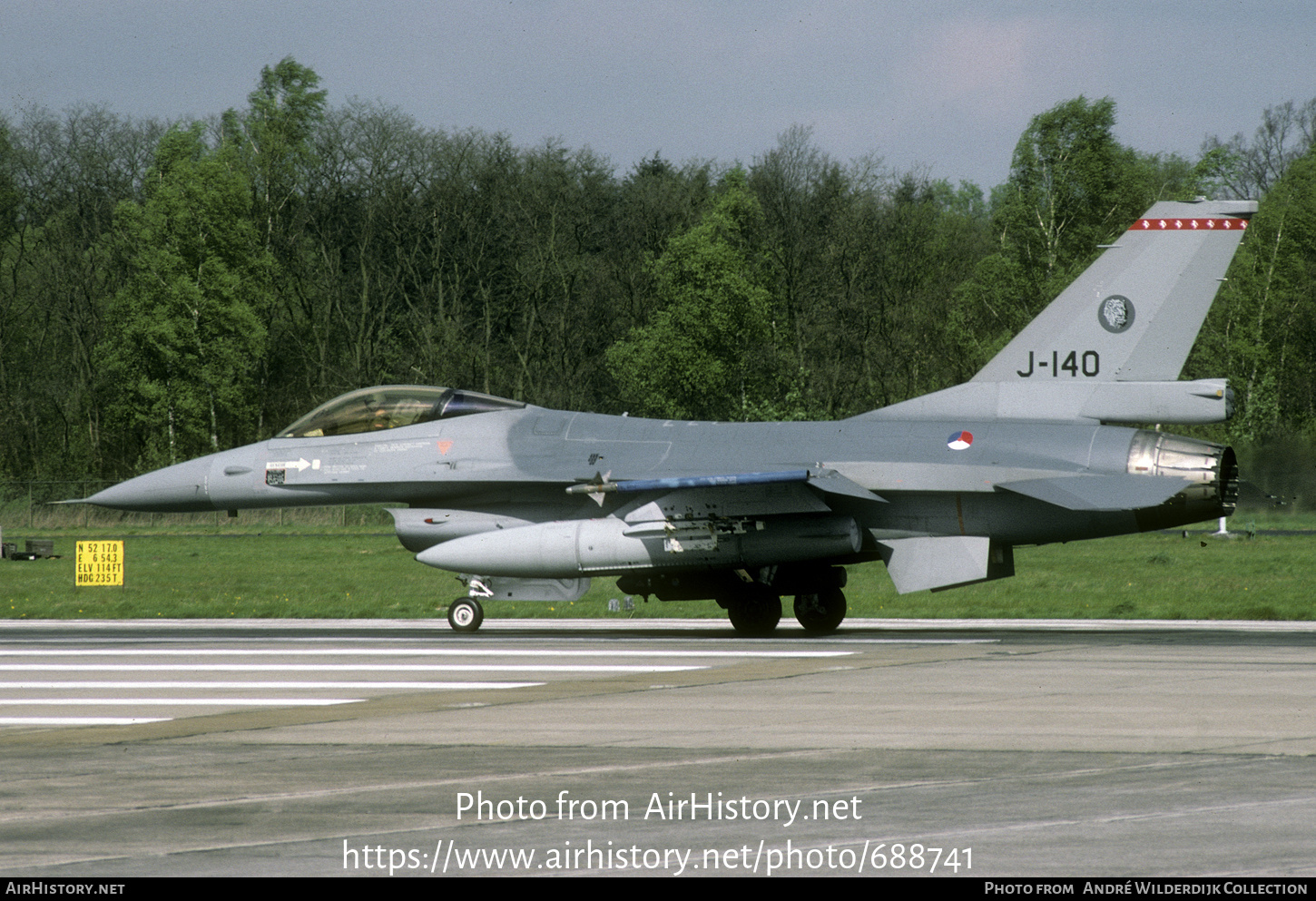 Aircraft Photo of J-140 | General Dynamics F-16A Fighting Falcon | Netherlands - Air Force | AirHistory.net #688741