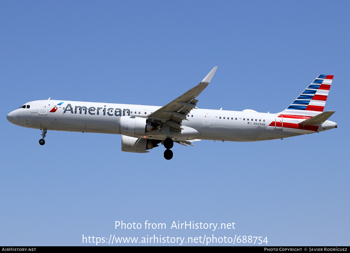 Aircraft Photo of N469AN | Airbus A321-253NX | American Airlines | AirHistory.net #688754