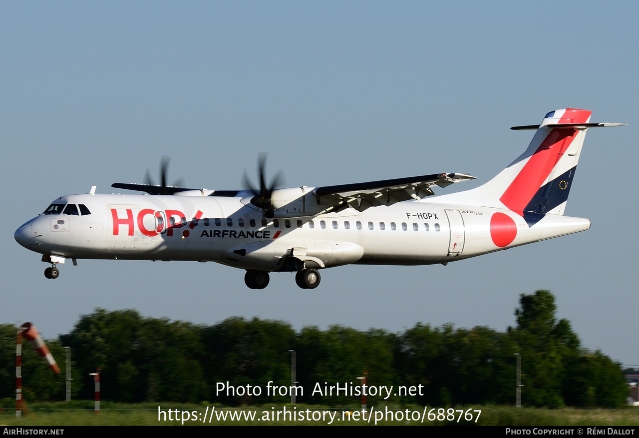 Aircraft Photo of F-HOPX | ATR ATR-72-600C (ATR-72-212A) | Hop! | AirHistory.net #688767