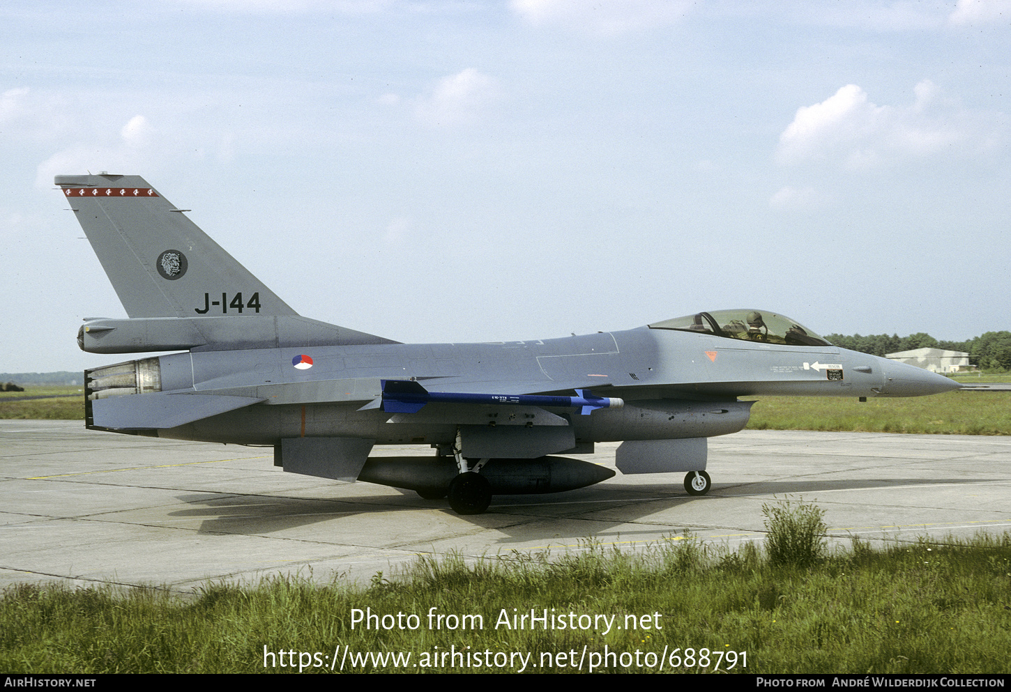 Aircraft Photo of J-144 | General Dynamics F-16A Fighting Falcon | Netherlands - Air Force | AirHistory.net #688791