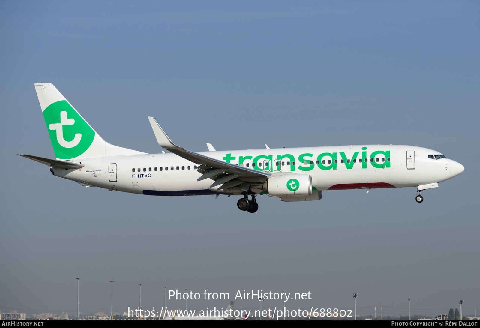 Aircraft Photo of F-HTVC | Boeing 737-8K2 | Transavia | AirHistory.net #688802