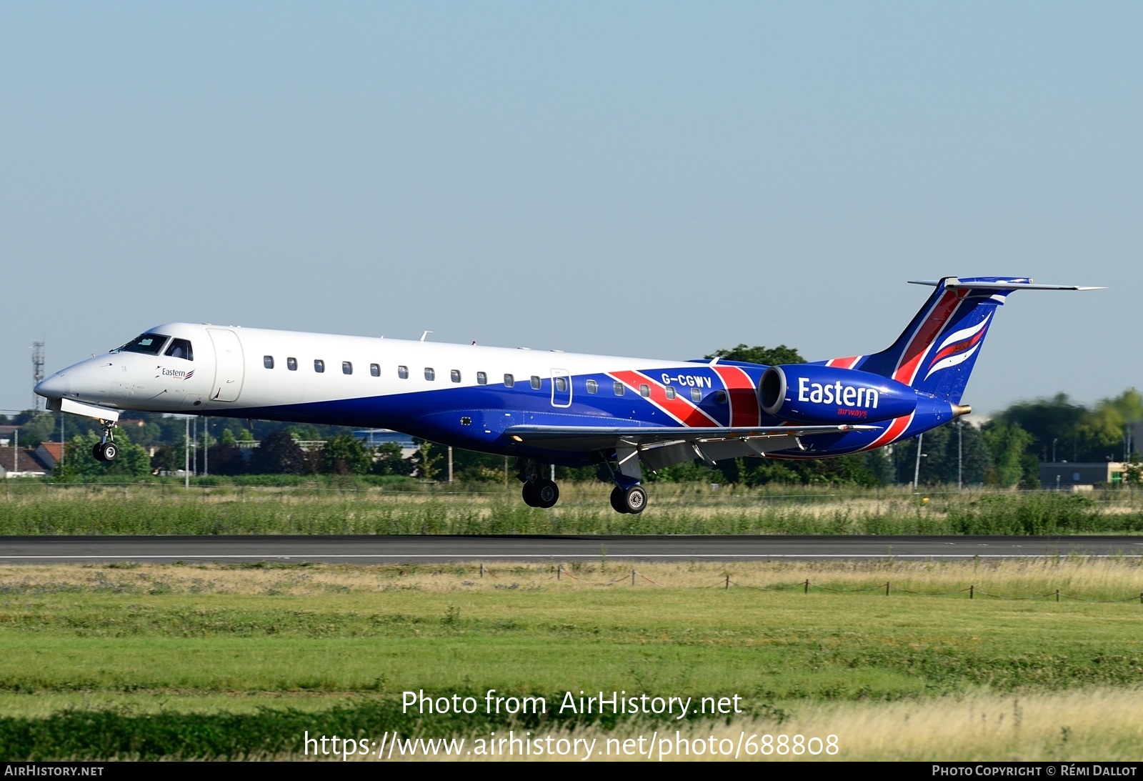 Aircraft Photo of G-CGWV | Embraer ERJ-145MP (EMB-145MP) | Eastern Airways | AirHistory.net #688808