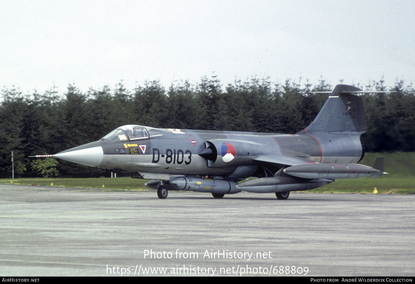 Aircraft Photo of D-8103 | Lockheed RF-104G Starfighter | Netherlands - Air Force | AirHistory.net #688809