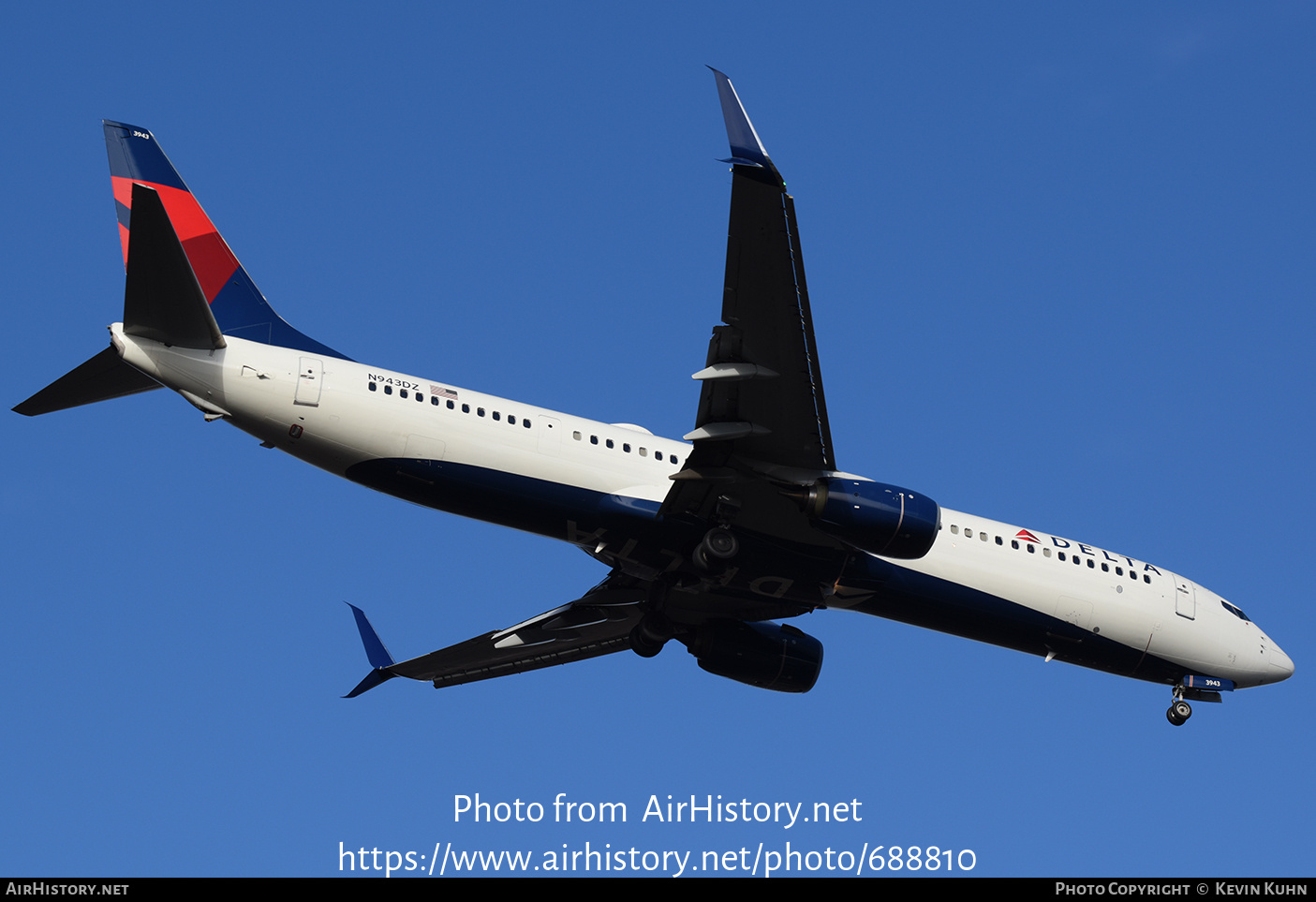 Aircraft Photo of N943DZ | Boeing 737-9GP/ER | Delta Air Lines | AirHistory.net #688810