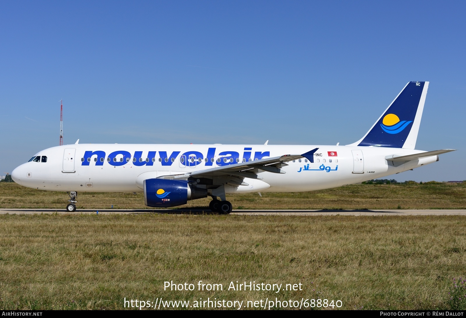 Aircraft Photo of TS-INC | Airbus A320-214 | Nouvelair Tunisie | AirHistory.net #688840