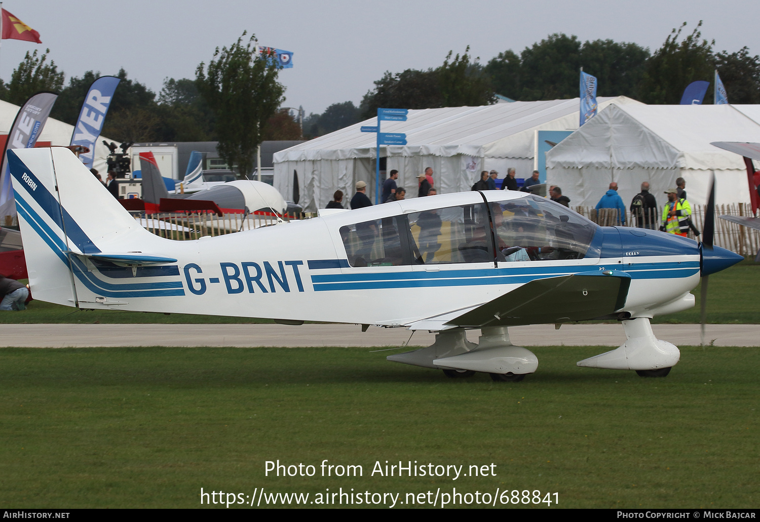 Aircraft Photo of G-BRNT | Robin DR-400-180 Regent | AirHistory.net #688841