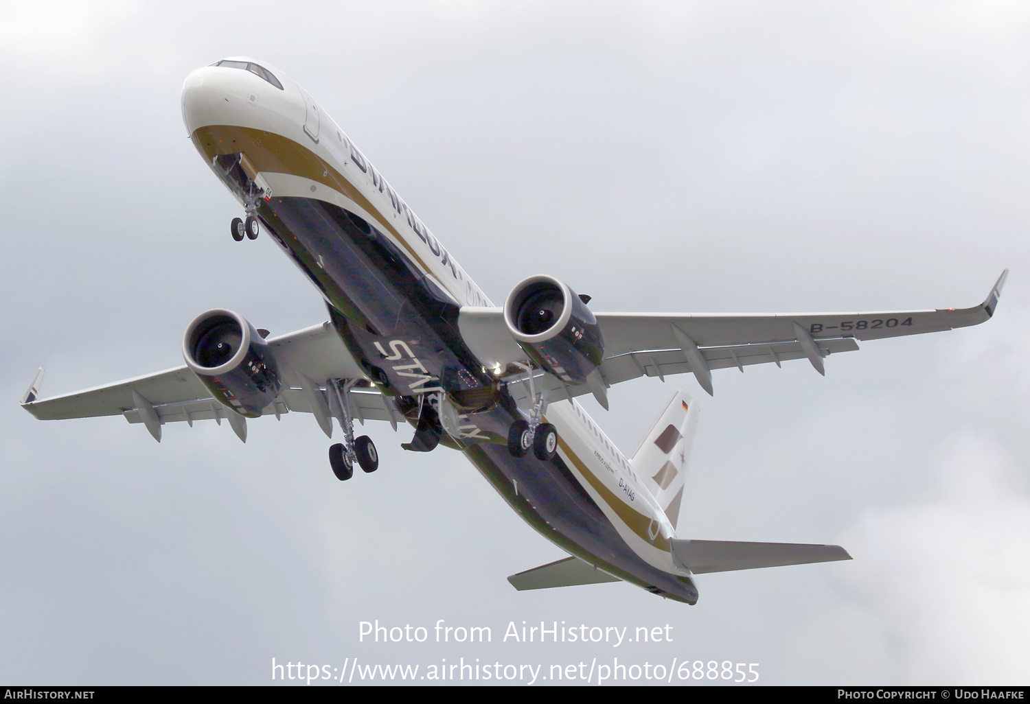 Aircraft Photo of D-AYAG / B-58204 | Airbus A321-252NX | Starlux Airlines | AirHistory.net #688855