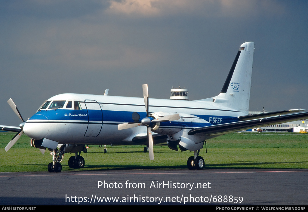 Aircraft Photo of F-GFEF | Grumman G-159... Gulfstream I | Air Provence International | AirHistory.net #688859