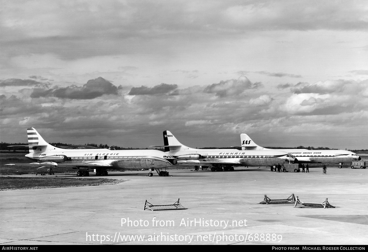 Aircraft Photo of F-WJAK | Sud SE-210 Caravelle 1A | Finnair | AirHistory.net #688889