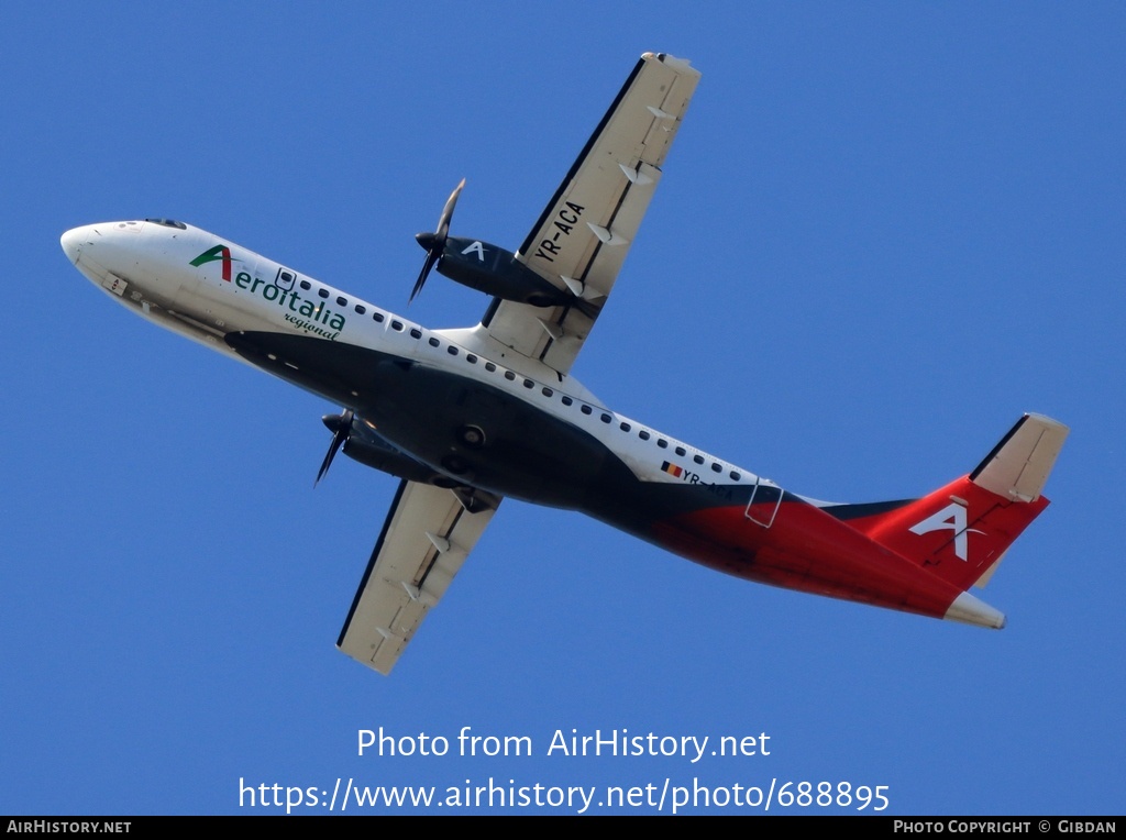 Aircraft Photo of YR-ACA | ATR ATR-72-600 (ATR-72-212A) | Aeroitalia | AirHistory.net #688895