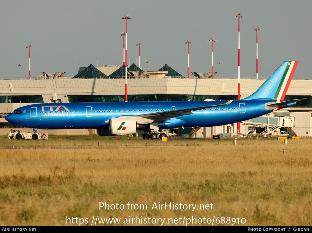 Aircraft Photo of EI-TYD | Airbus A330-941N | ITA Airways | AirHistory.net #688910