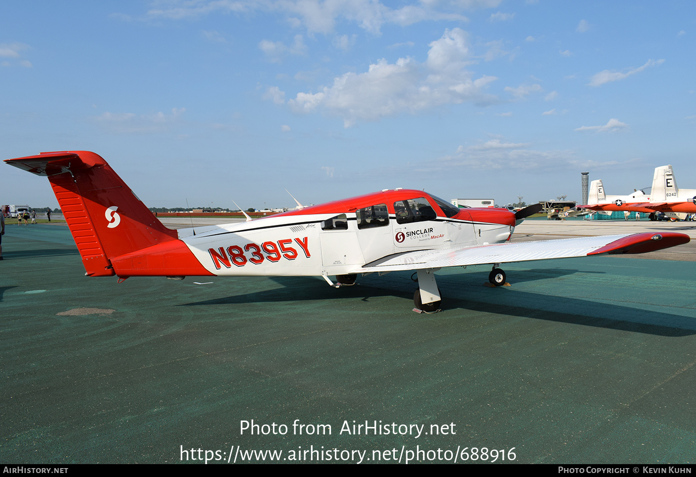 Aircraft Photo of N8395Y | Piper PA-28RT-201 Arrow IV | Sinclair College | AirHistory.net #688916