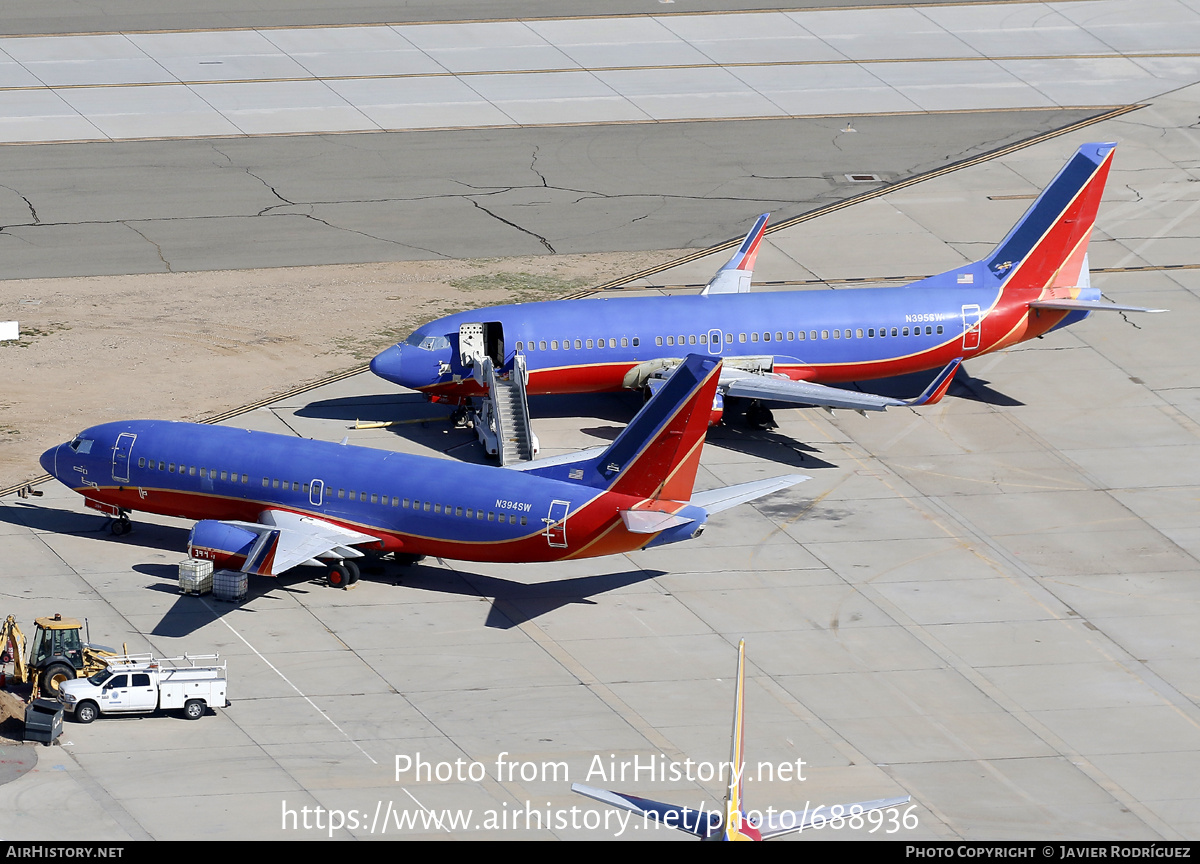 Aircraft Photo of N394SW | Boeing 737-3H4 | Southwest Airlines | AirHistory.net #688936