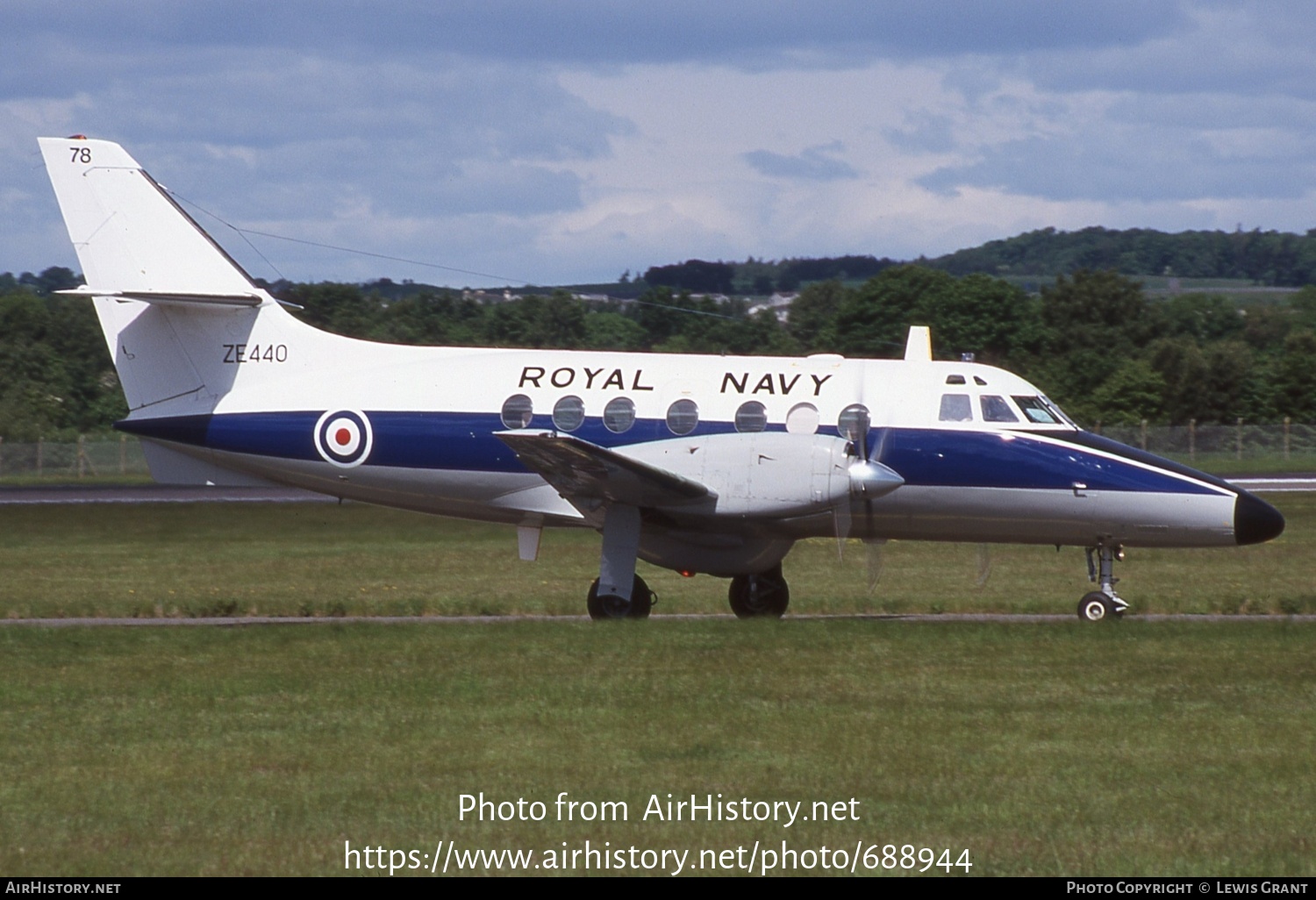 Aircraft Photo of ZE440 | British Aerospace BAe-3100 Jetstream T3 | UK - Navy | AirHistory.net #688944