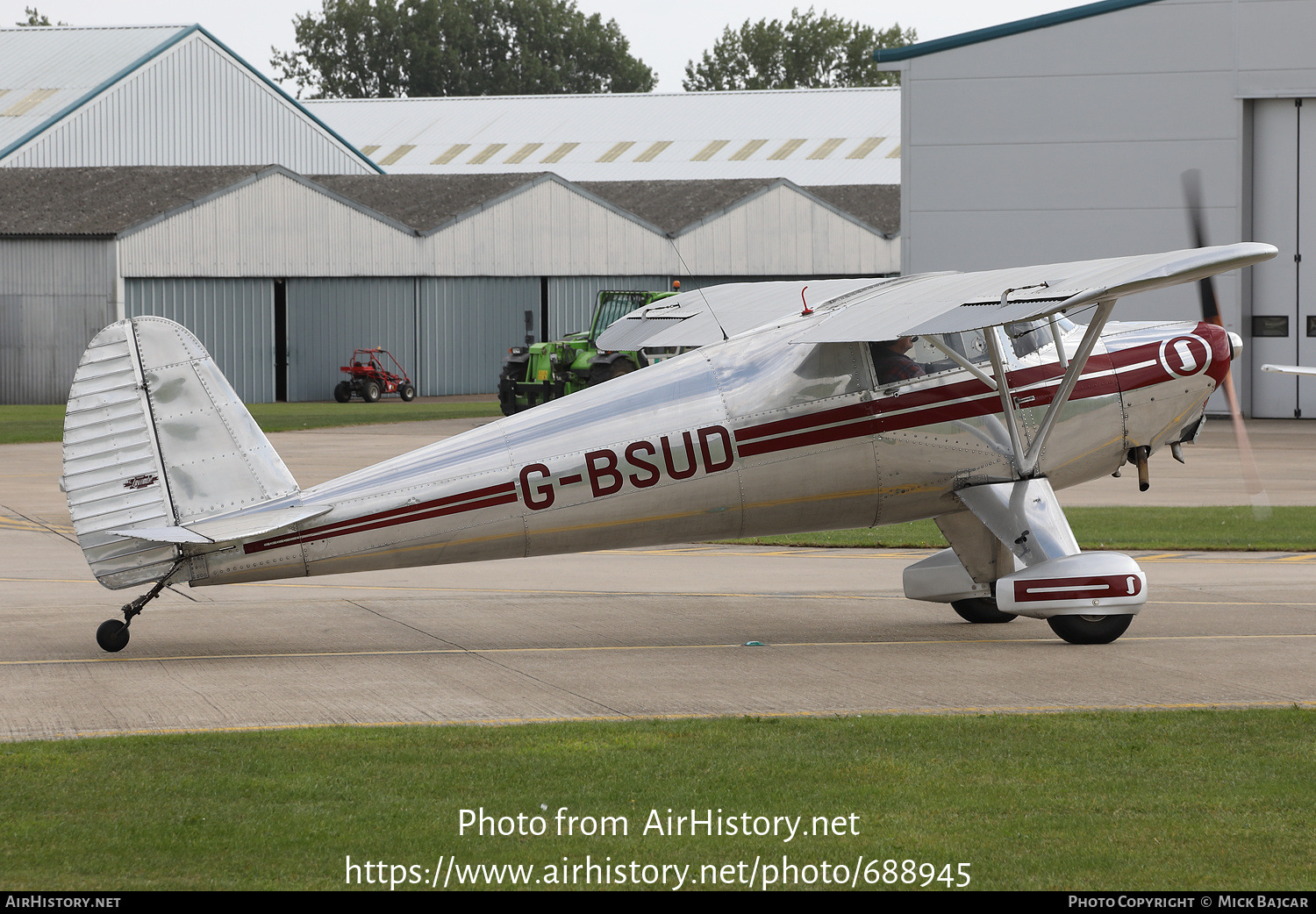 Aircraft Photo of G-BSUD | Luscombe 8A Silvaire | AirHistory.net #688945