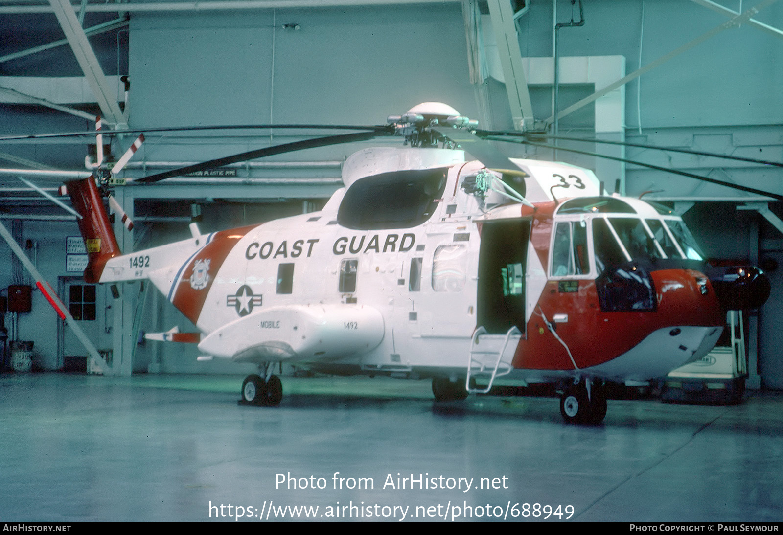 Aircraft Photo of 1492 | Sikorsky HH-3F Pelican (S-61R) | USA - Coast ...