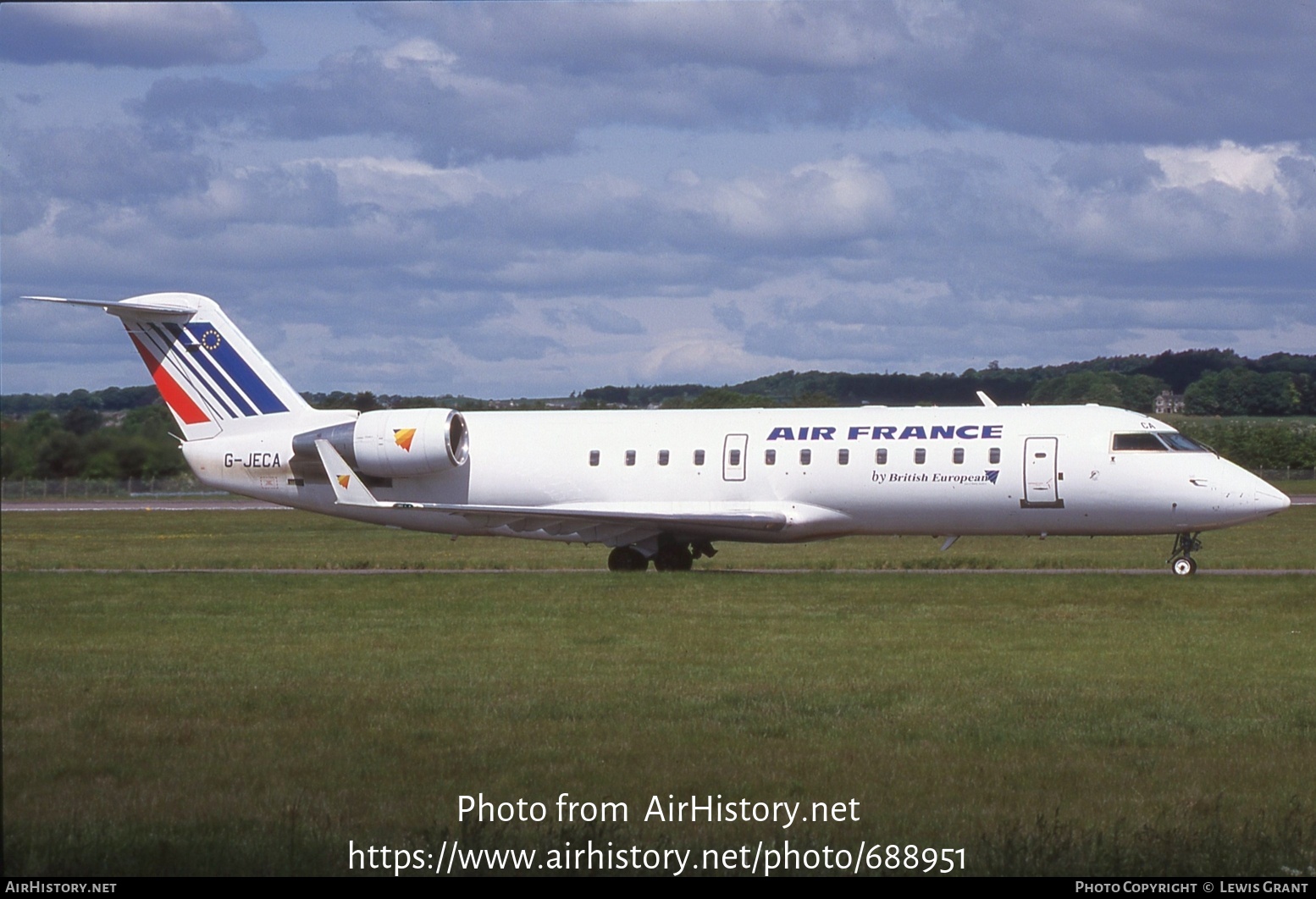 Aircraft Photo of G-JECA | Bombardier CRJ-200ER (CL-600-2B19) | Air France | AirHistory.net #688951