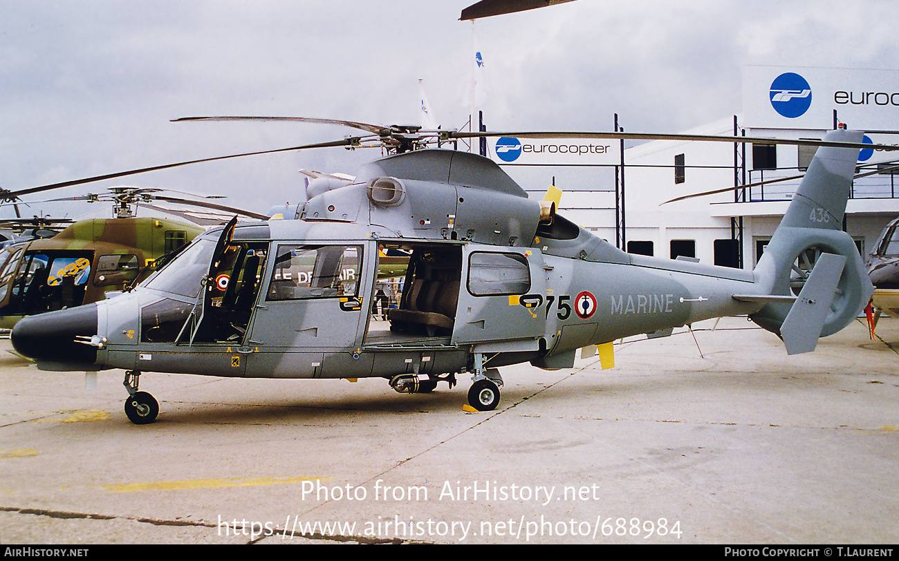 Aircraft Photo of 436 | Eurocopter AS-565SA Panther | France - Navy | AirHistory.net #688984