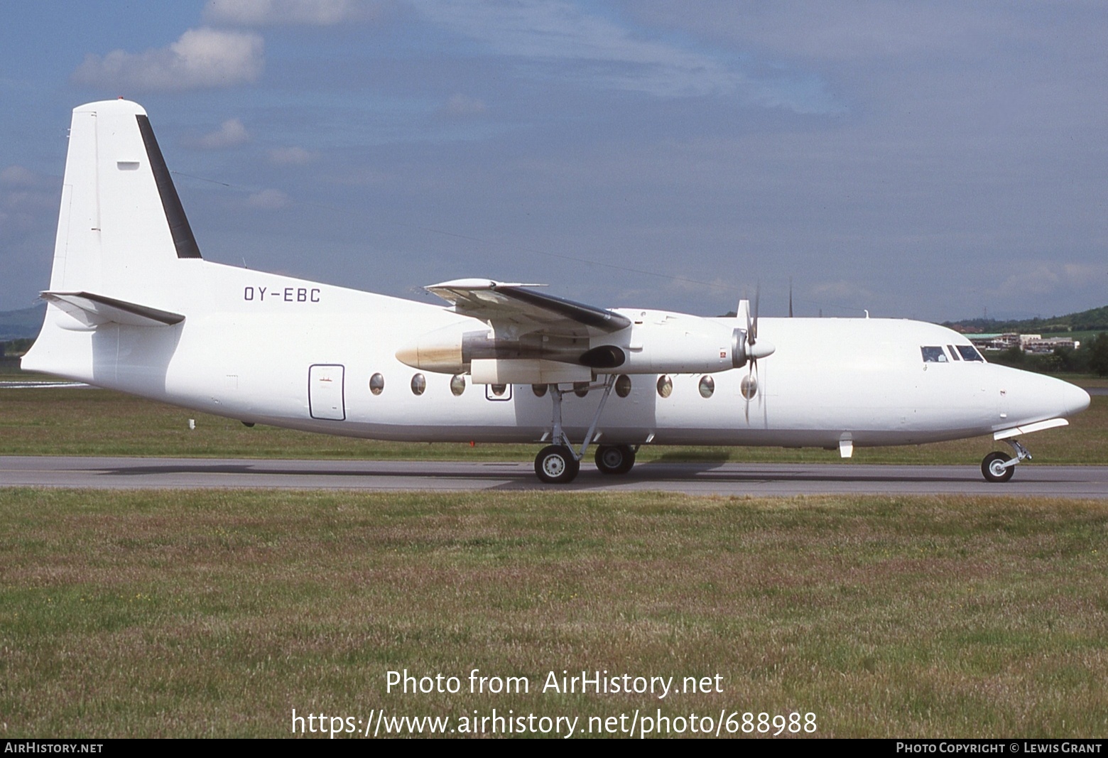 Aircraft Photo of OY-EBC | Fokker F27-200 Friendship | Newair Airservice | AirHistory.net #688988