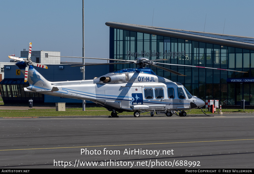 Aircraft Photo of OY-HJL | AgustaWestland AW-139 | Bel Air | AirHistory.net #688992