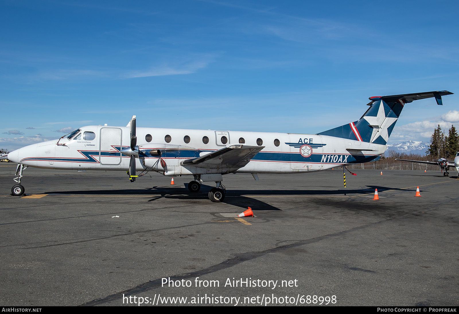 Aircraft Photo of N110AX | Beech 1900C-1 | Alaska Central Express - ACE | AirHistory.net #688998