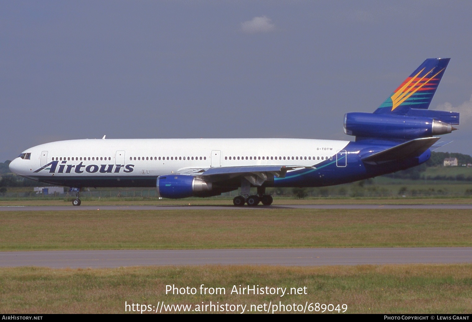 Aircraft Photo of G-TDTW | McDonnell Douglas DC-10-10 | Airtours International | AirHistory.net #689049